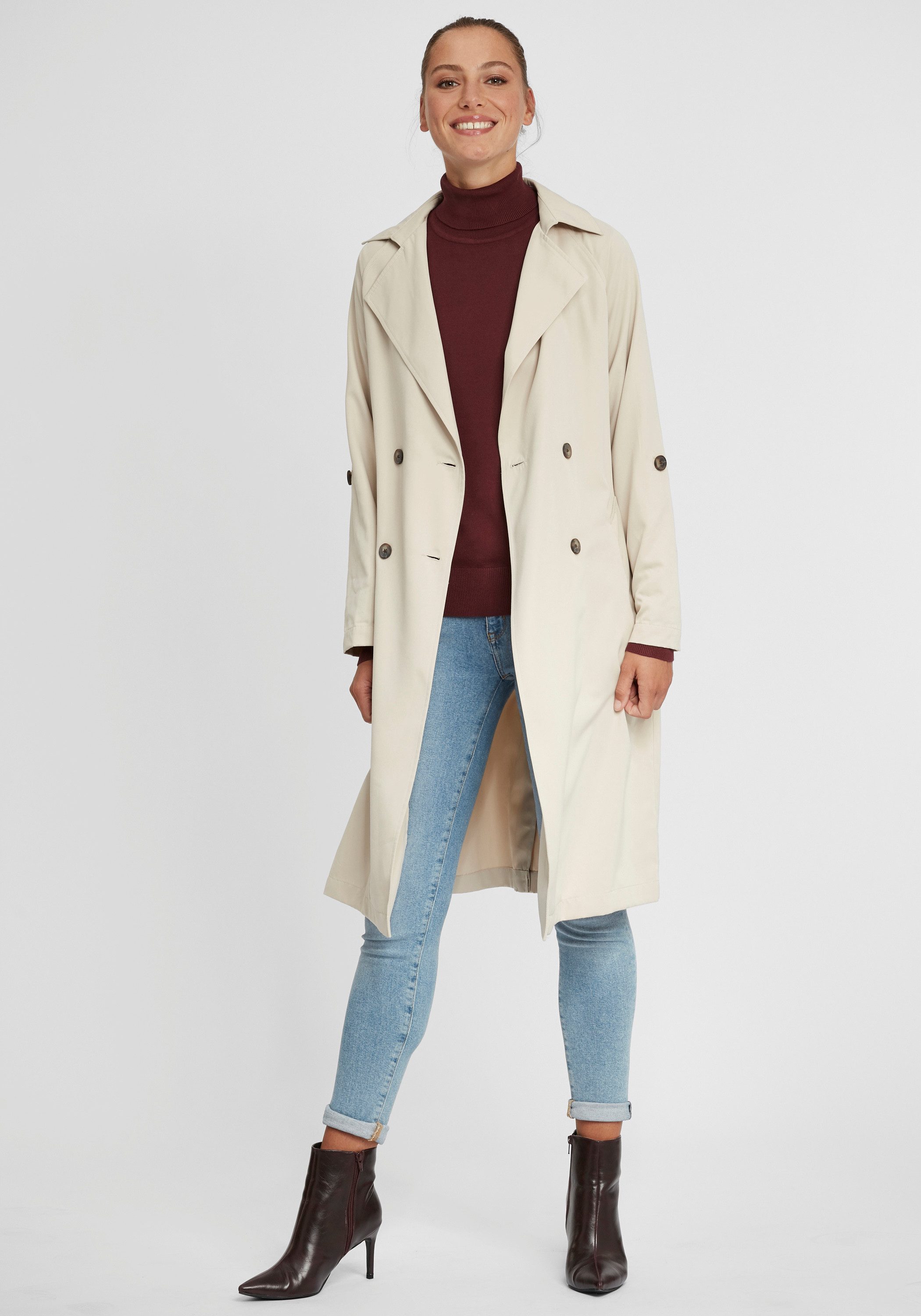 OXMO Rollkragenpullover OXWina Strickpullover mit Rollkragen günstig online kaufen