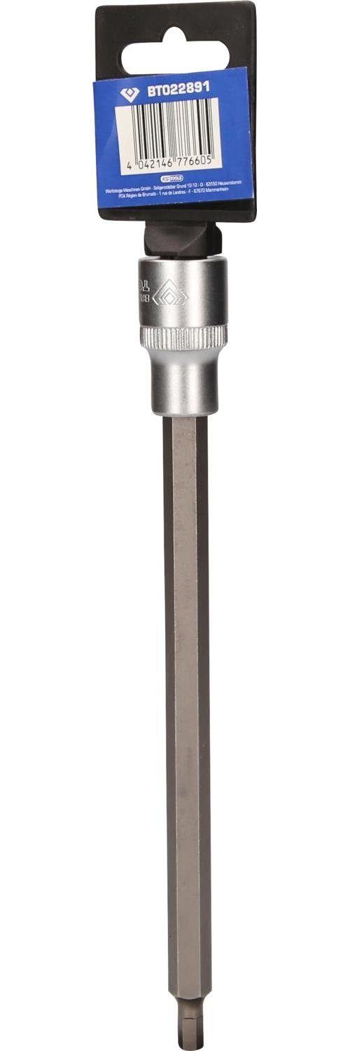 Innensechskant Bit-Set Tools Bit-Stecknuss, lang, 1/2" 200 6 Brilliant mm mm