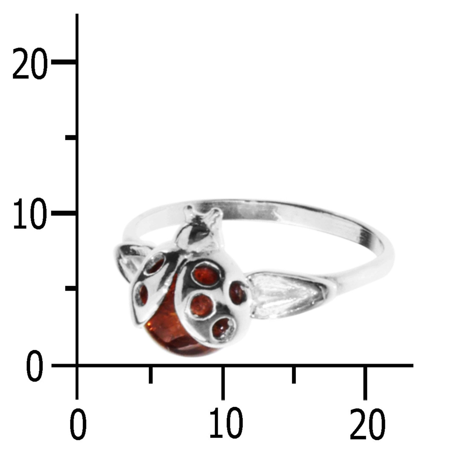 OSTSEE-SCHMUCK Fingerring Ostsee-Schmuck Ring Marienkäfer Ring Marienkäfer (1-tlg)