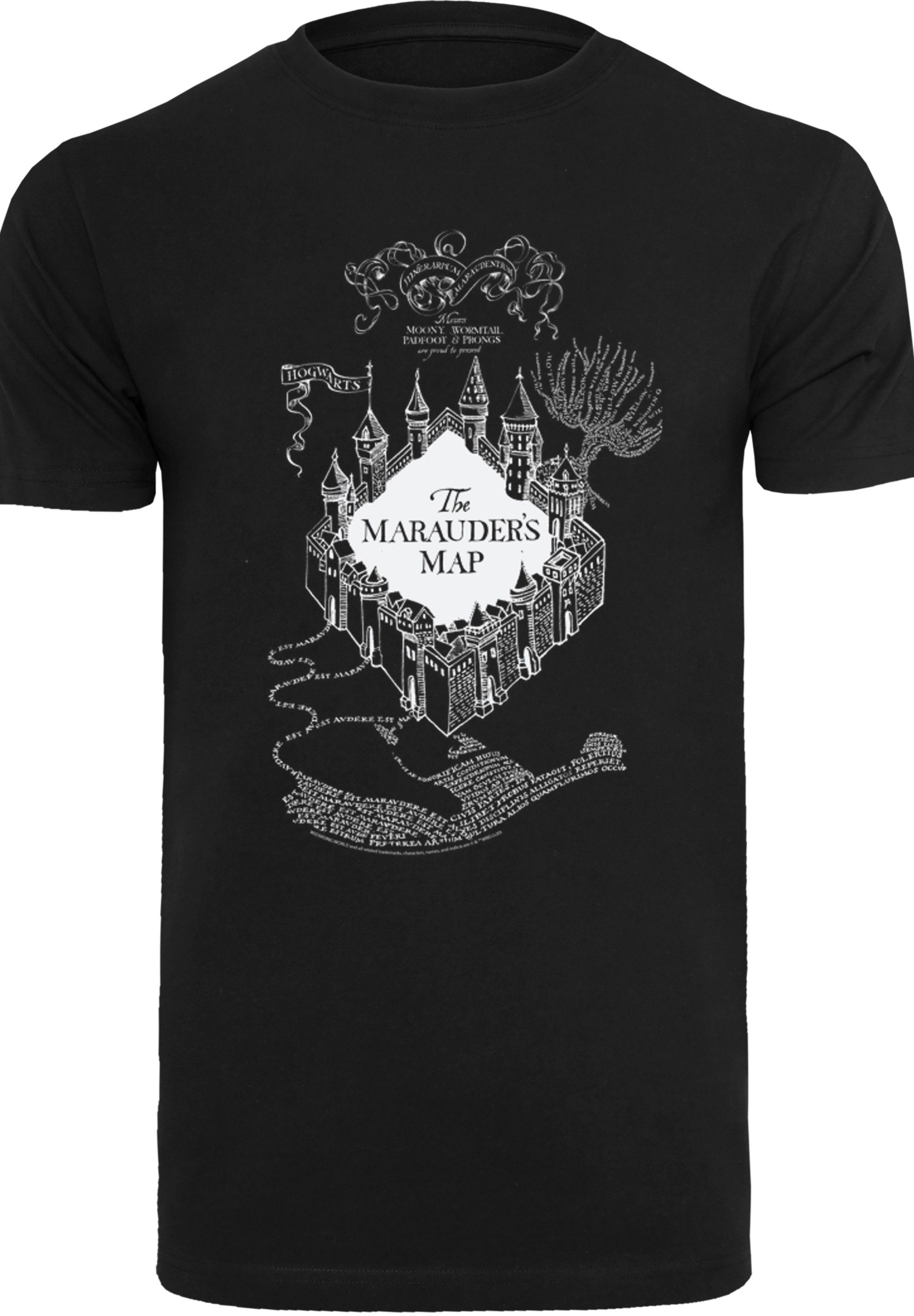 F4NT4STIC T-Shirt Harry Potter The Marauder's Map Print, Sehr weicher  Baumwollstoff mit hohem Tragekomfort