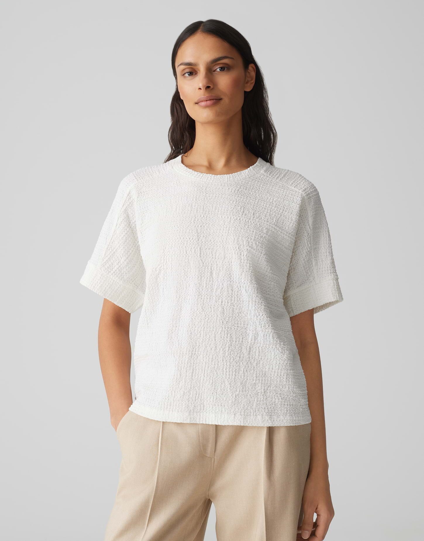 OPUS Kurzarmshirt SILCHEN Batwing Fit aus günstig online kaufen
