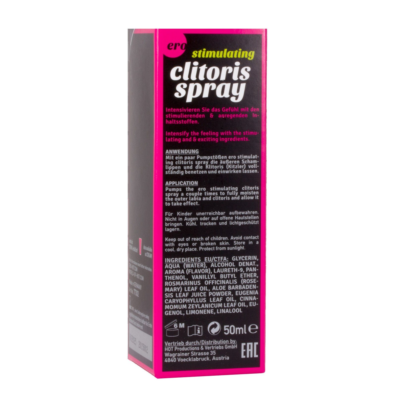 Ero by Hot Intimpflege Ero - Stimulierend Vagina Spray 50ml, 1-tlg.