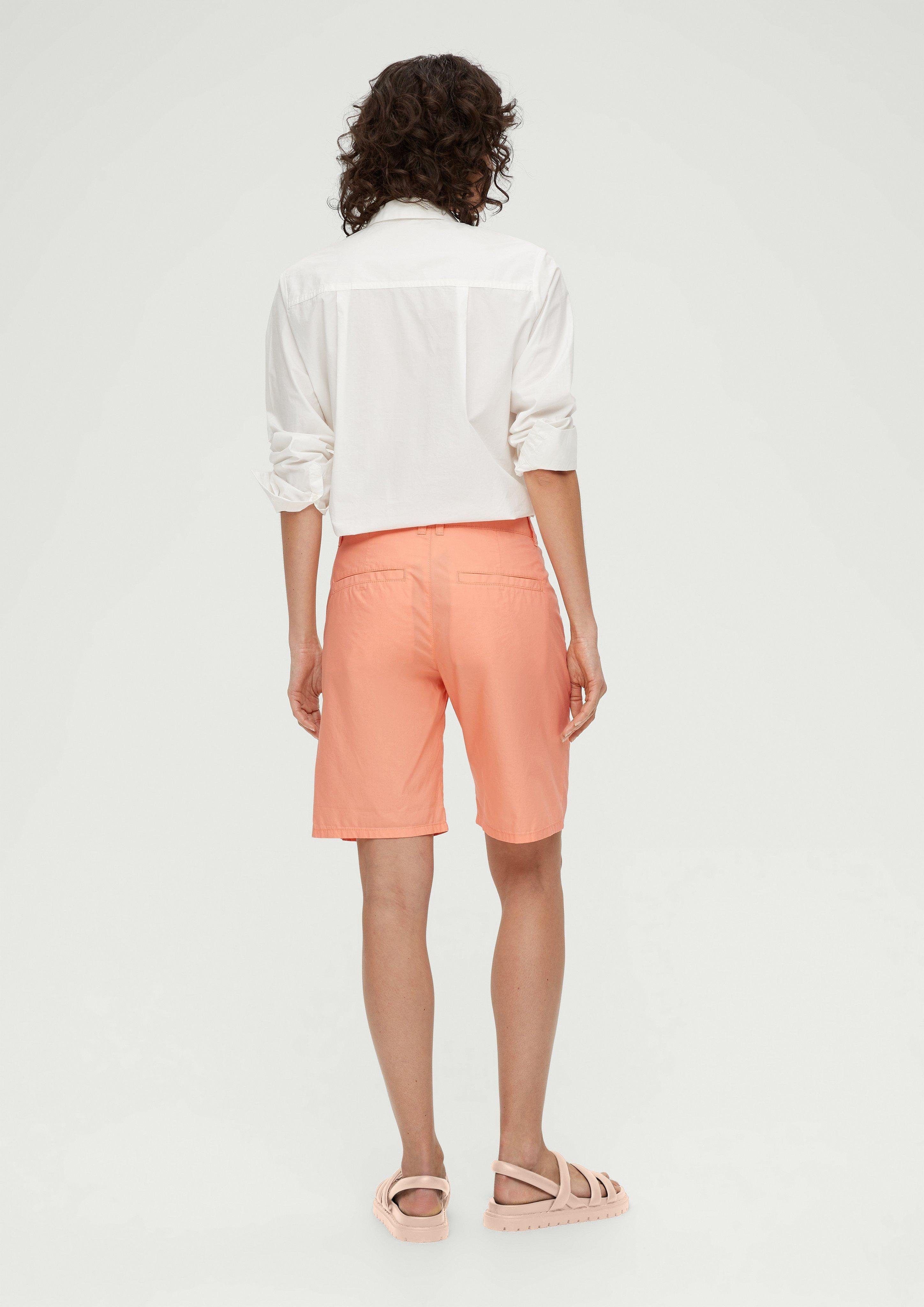 s.Oliver Regular: aus Shorts Shorts papaya Lyocellmix