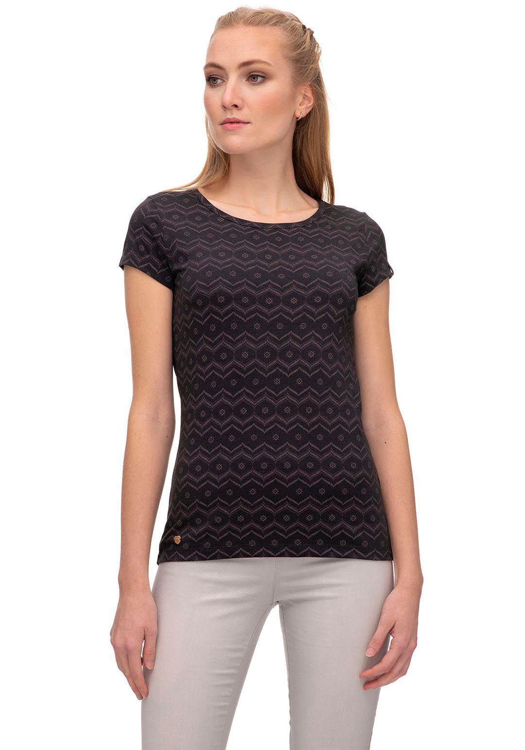 Ragwear Rundhalsshirt Shirt MINTT ZIG ZAG black | T-Shirts