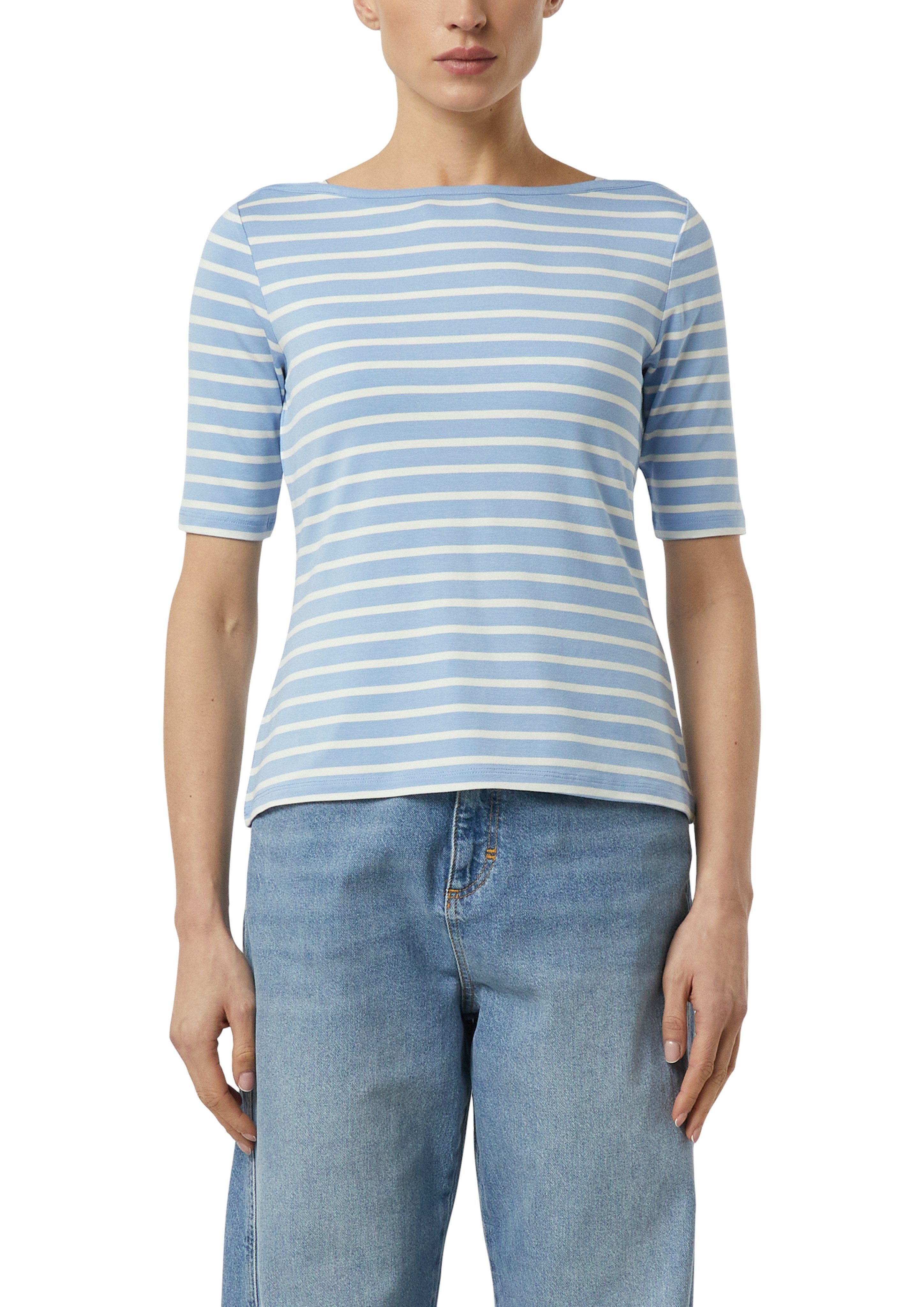 comma T-Shirt im Streifen-Look günstig online kaufen