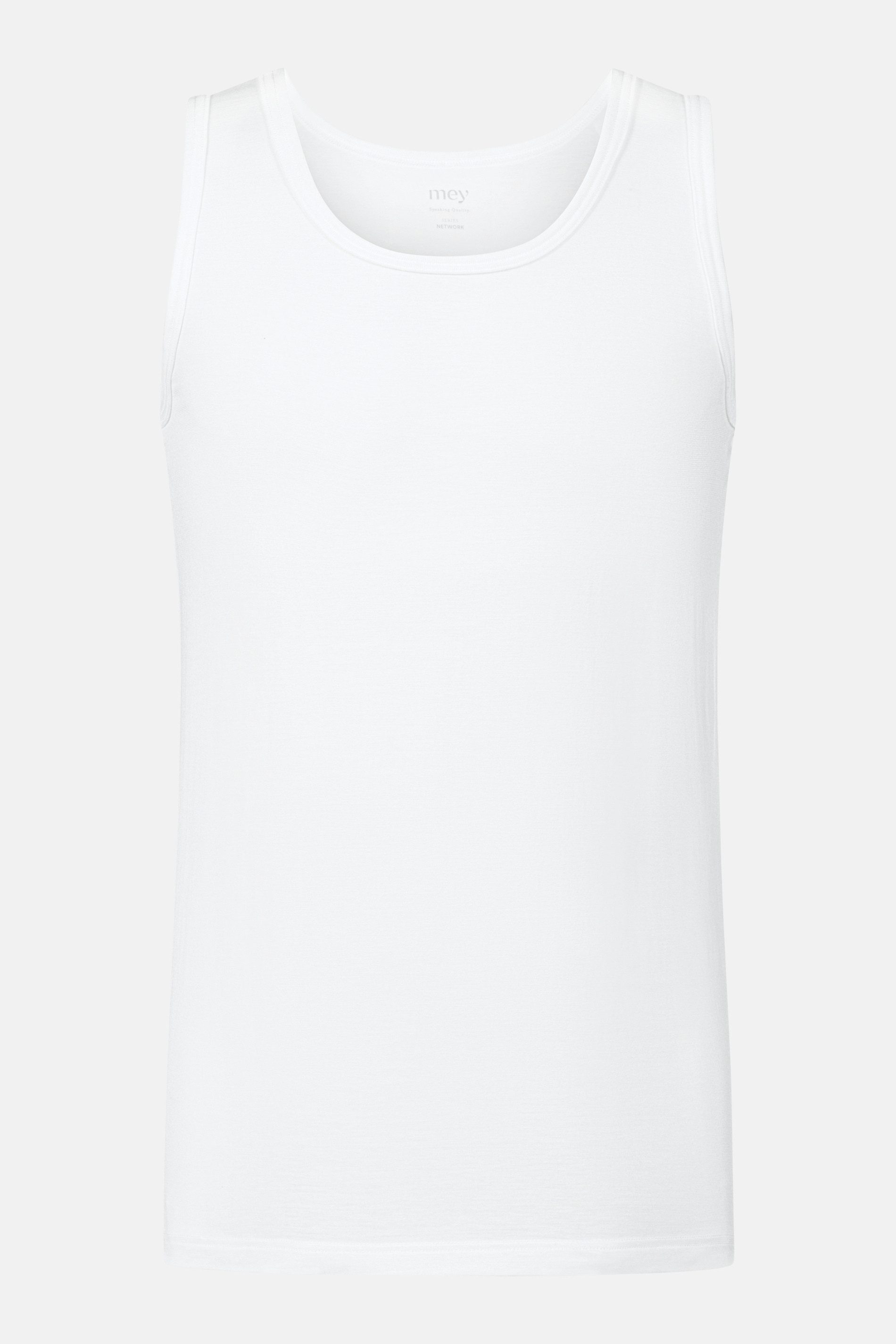 Mey Unterziehshirt Mey Herren Athletic-Shirt Serie Network Uni (1-St) Schmale Träger, Single Jersey, FSC-zertifiziert