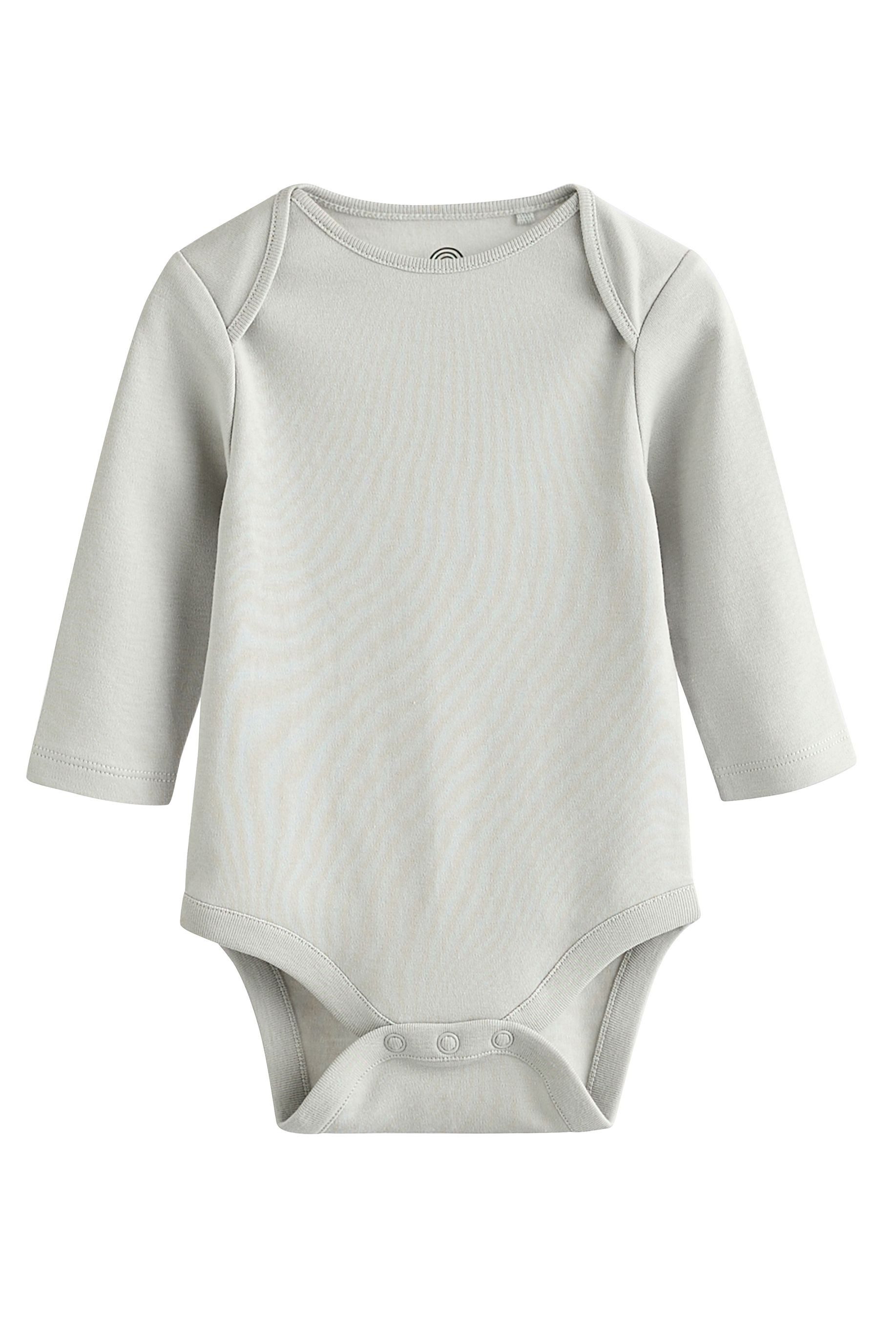 Next Langarmbody Langärmelige Babybodys im 5er-Pack (5-tlg)