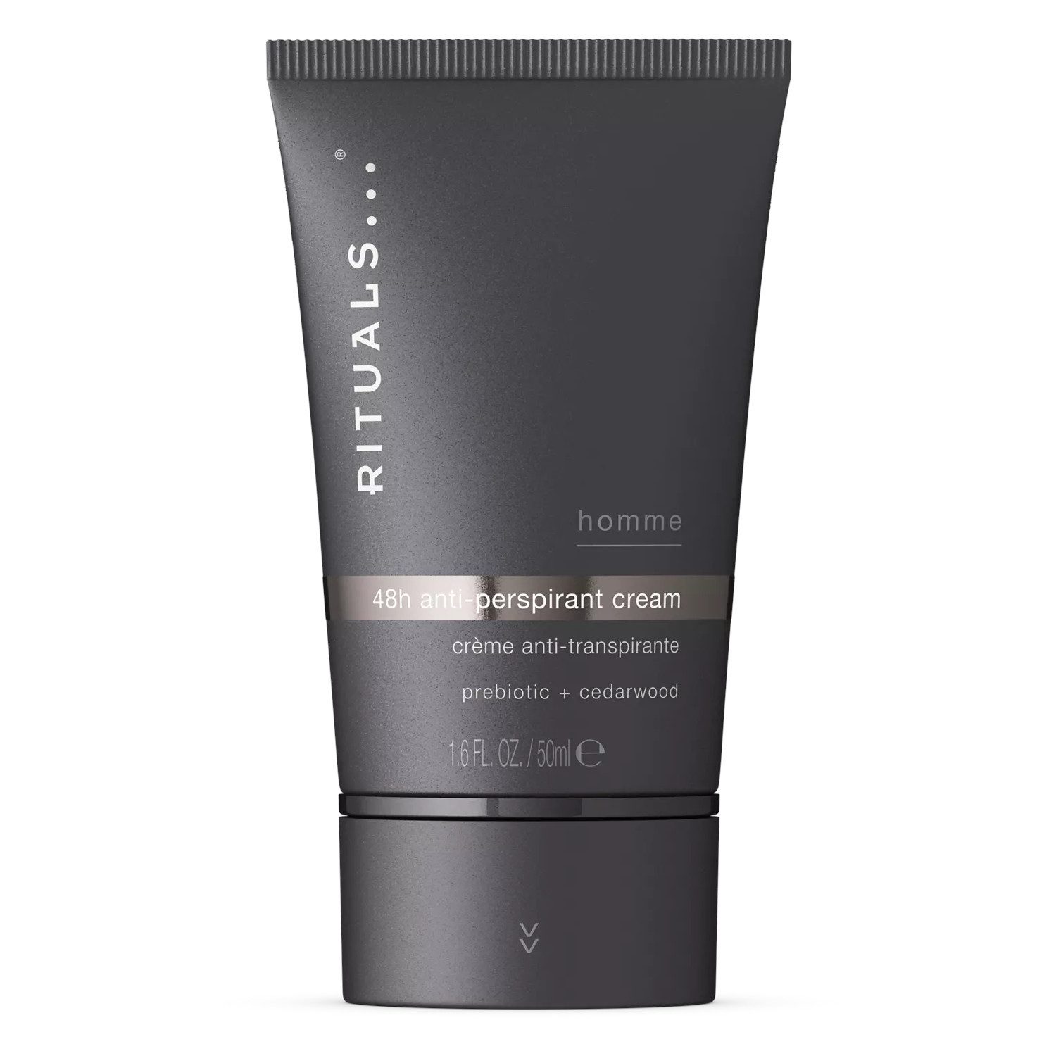 Rituals Deo-Creme Rituals Homme 48h Antitranspirant Creme 50 ml – Zedernholz-Duft, 1-tlg., 48 h Schutz Prebiotisch Provitamin B5 Zedernholz