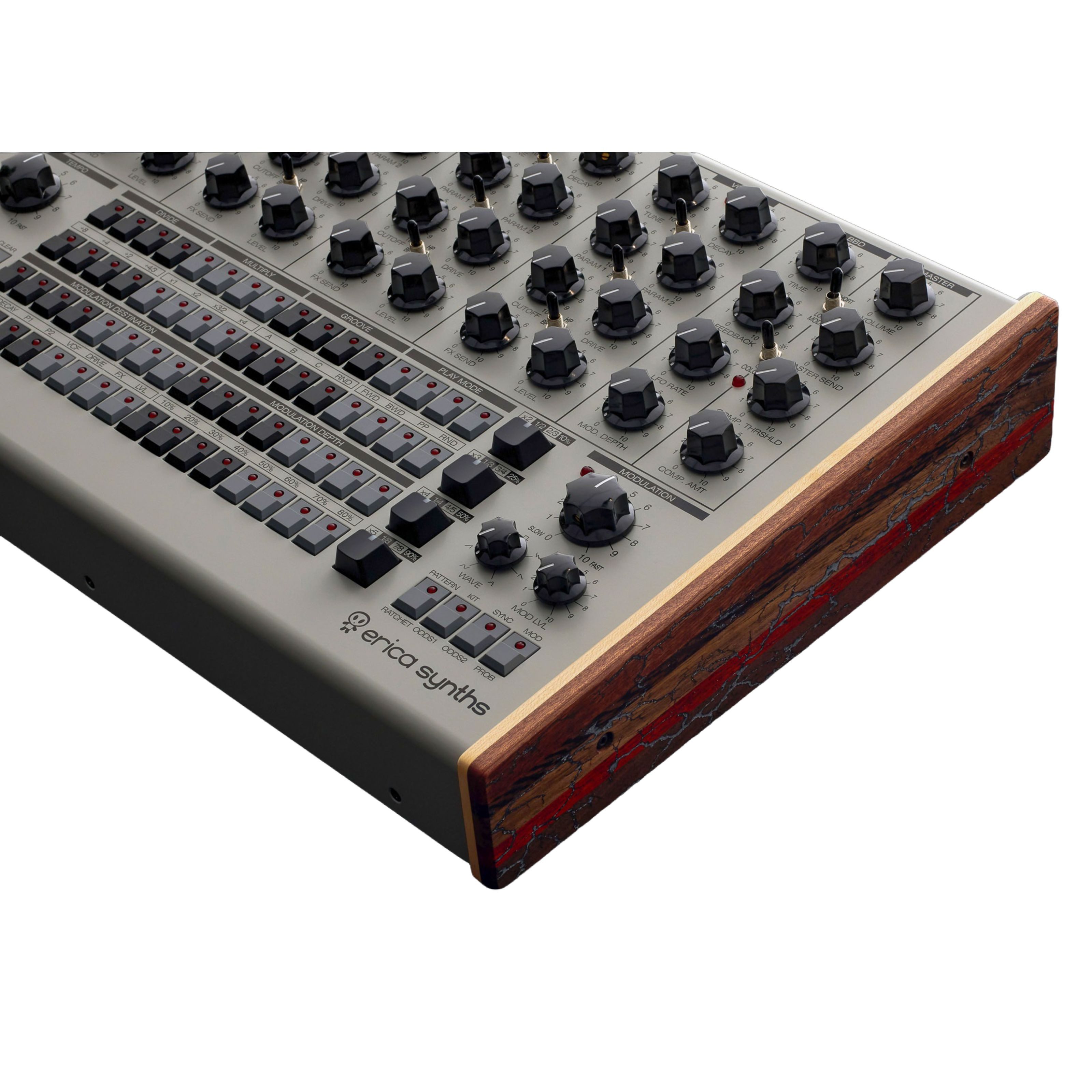 Erica Synths Synthesizer (Groove-Tools, Drumcomputer), Perkons HD-01 Grey Limited Edition - Drum Machine