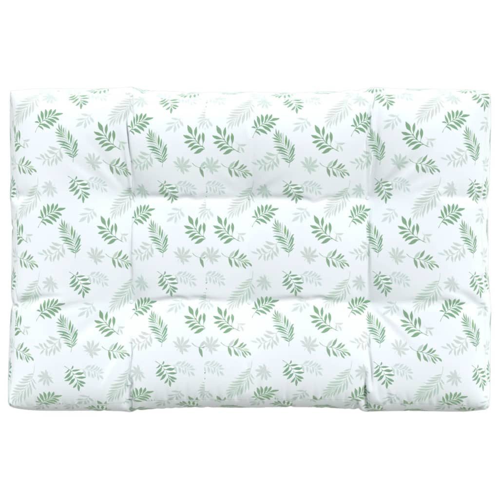 vidaXL Sitzauflage Palettenkissen Blattmuster 120x80x12 cm günstig online kaufen