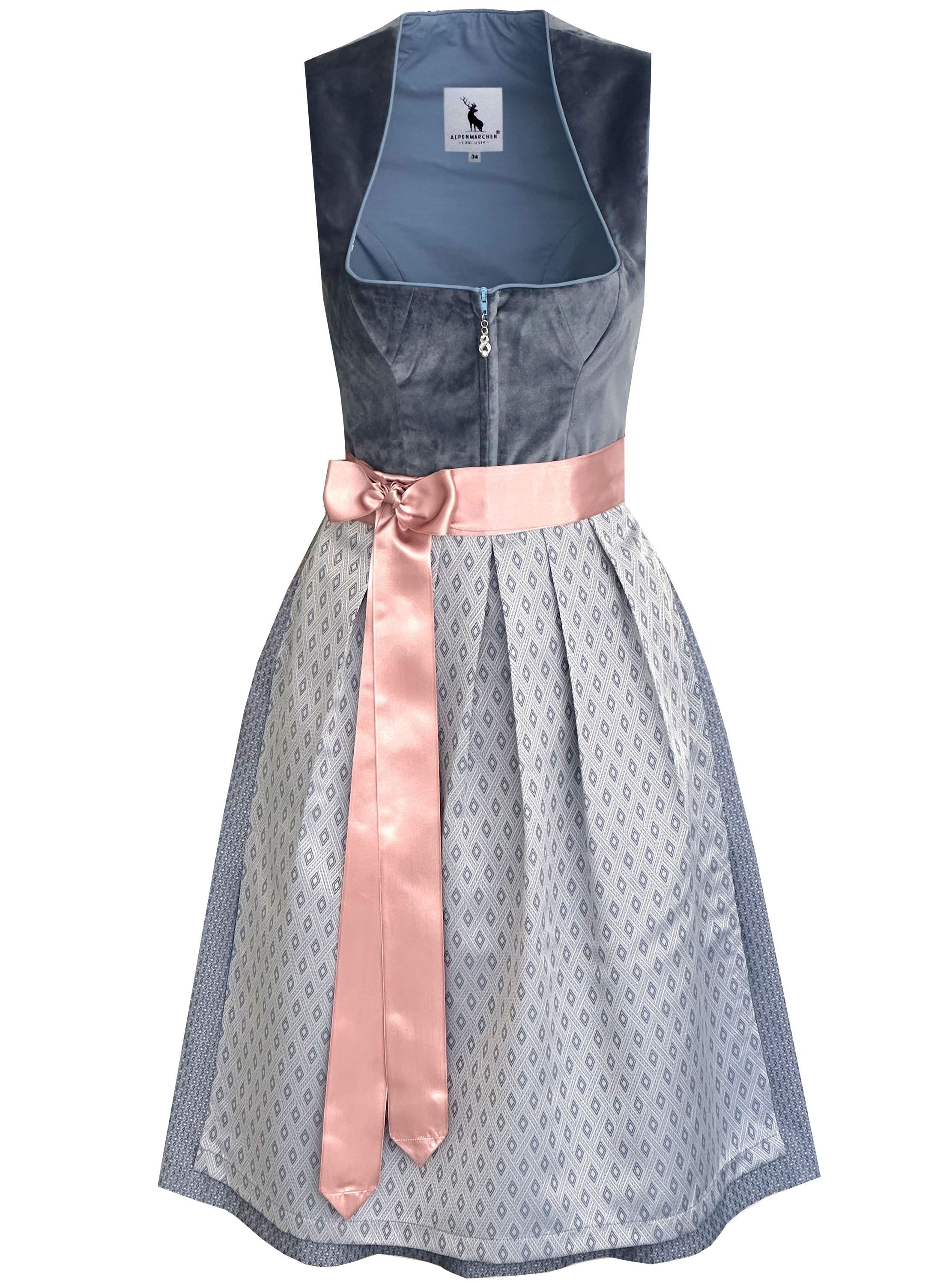 Alpenmärchen Dirndl Dirndl Adriana in blau günstig online kaufen