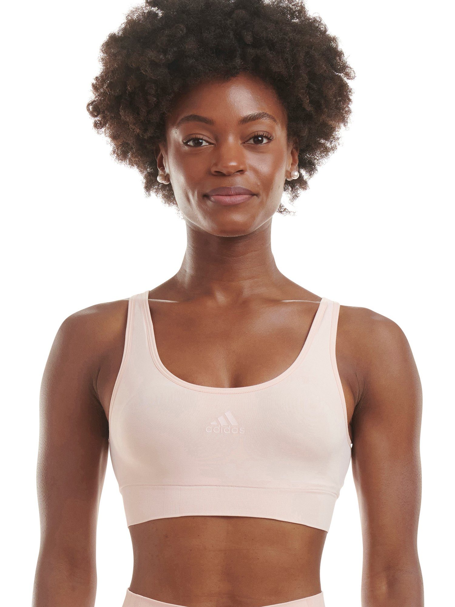 adidas Sportswear Bustier SCOOP LOUNGE bra-lette bh BRA bustier whip peach