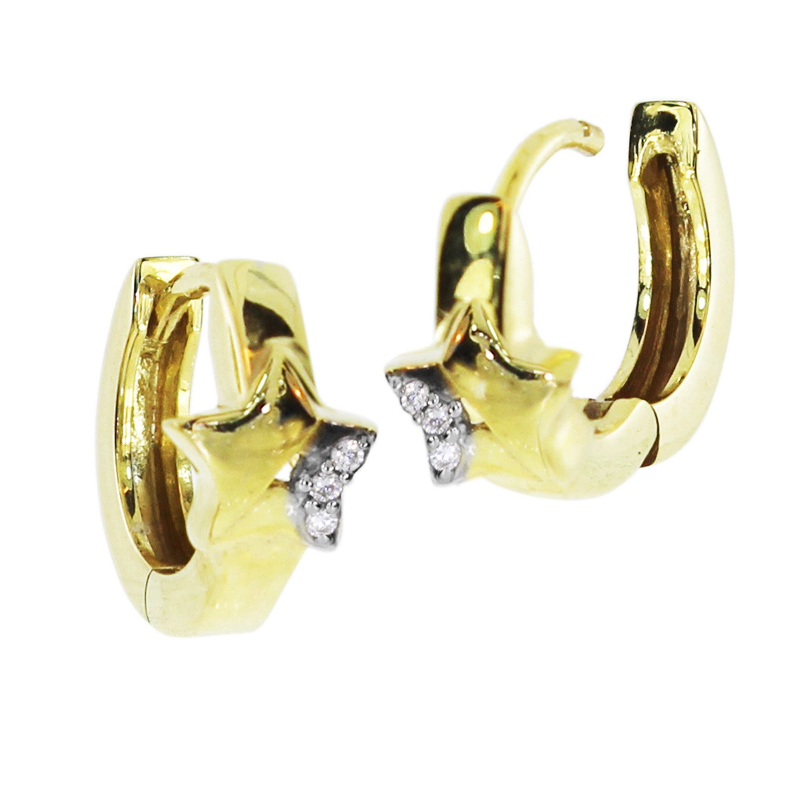 OSTSEE-SCHMUCK Paar Серьги-кольца Ostsee-Schmuck Creole Stern Creole Stern (2-tlg)