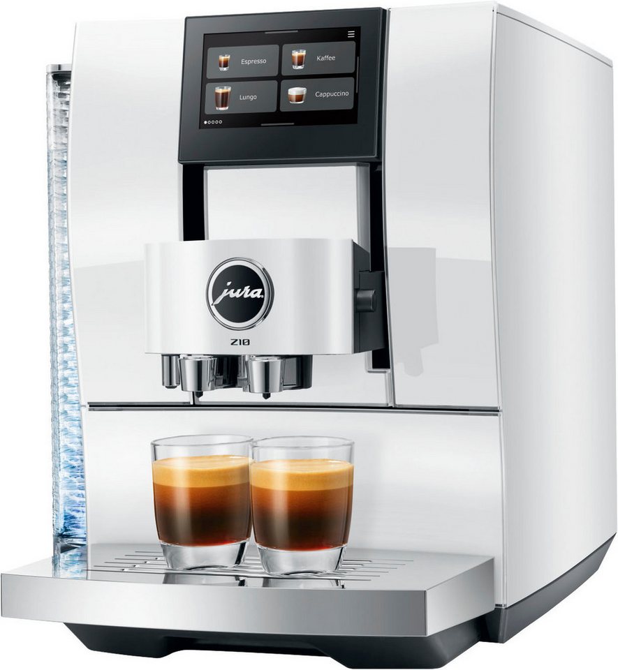 JURA Kaffeevollautomat 15619 Z10 Diamond White (EB), 51 Spezialitäten, Touch, Light & Cold Brew
