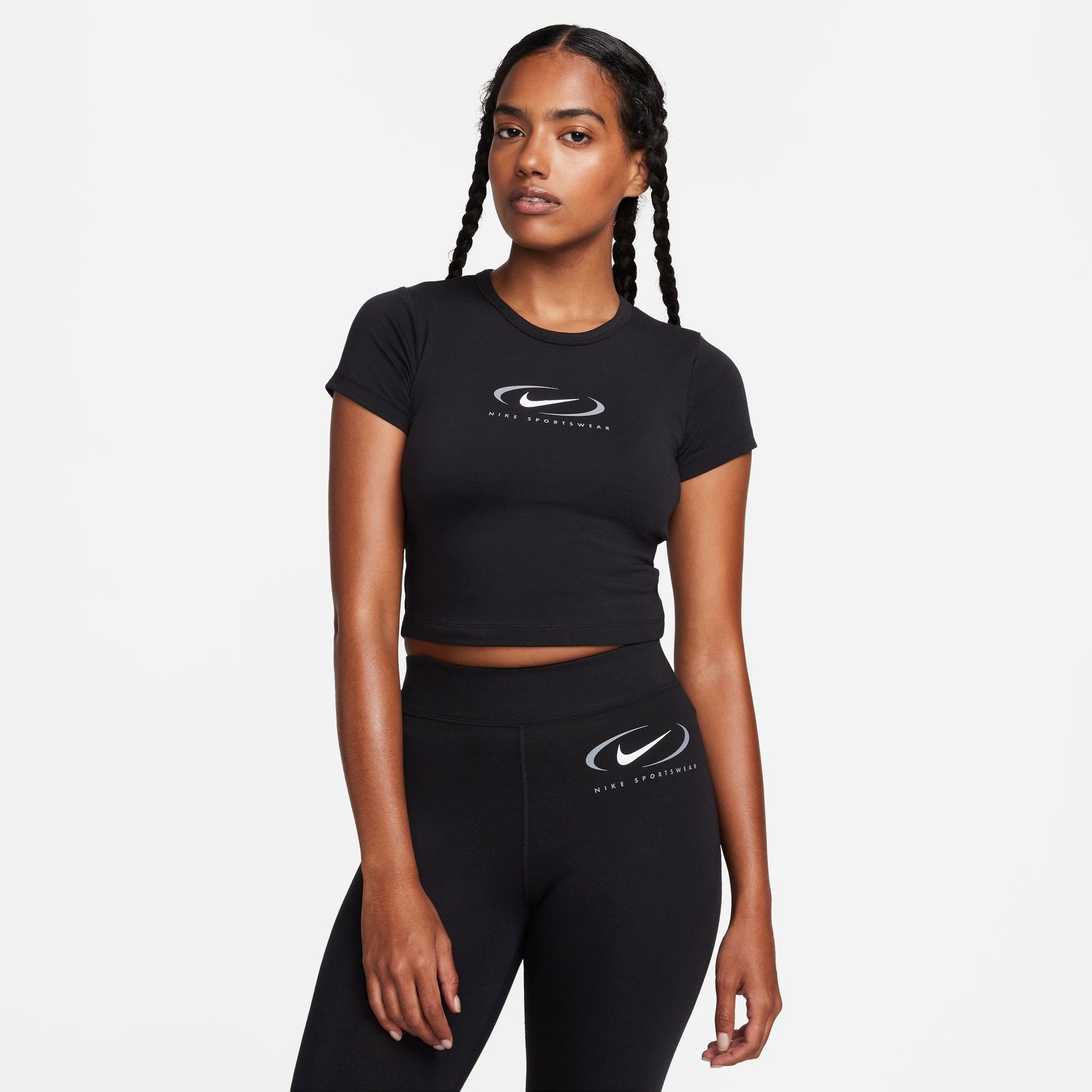 Nike Sportswear T-Shirt TEE NSW W BBY BLACK SWSH