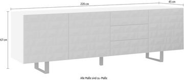 DIVENTA Sideboard, Breite 220 cm
