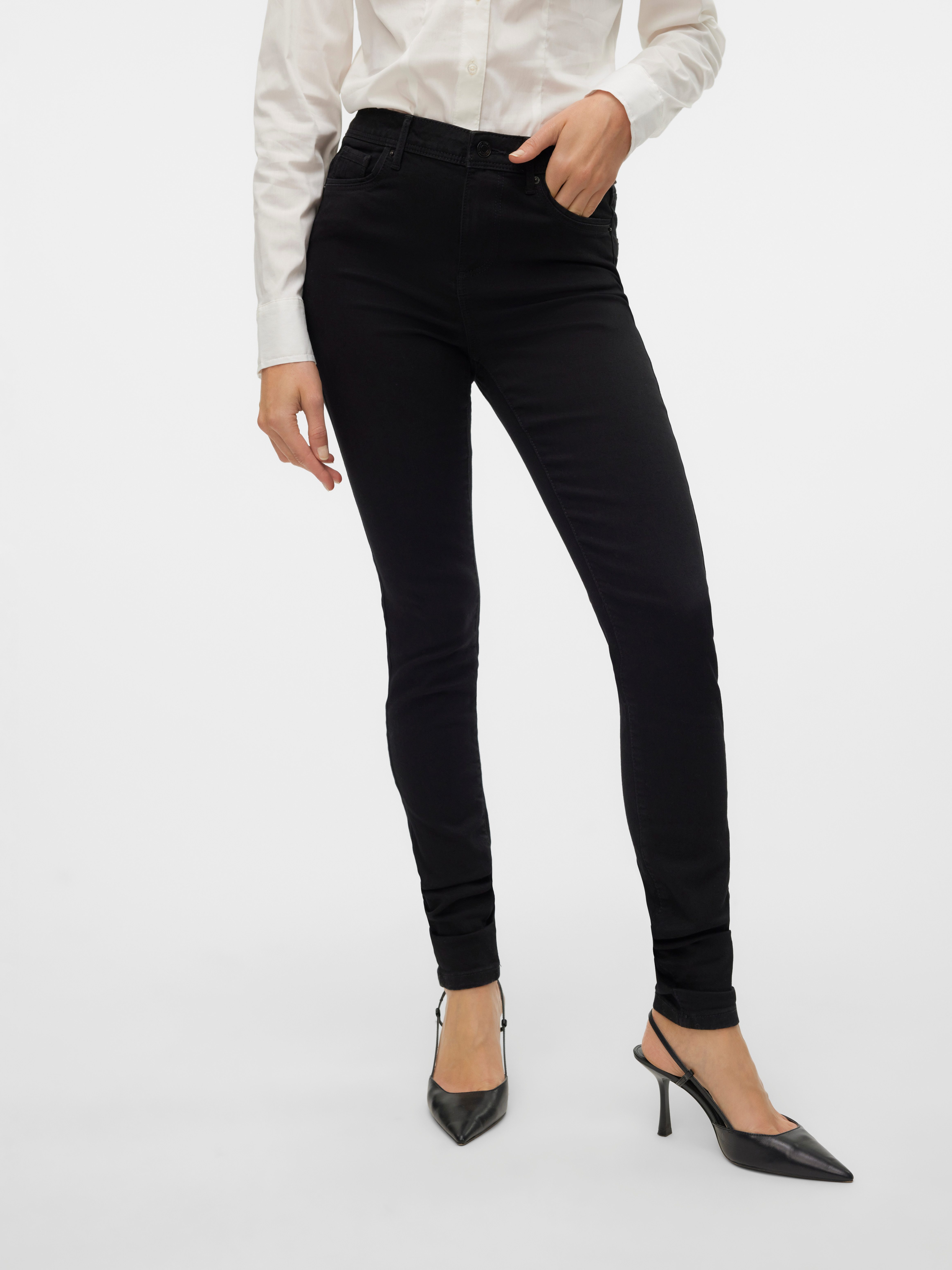 Vero Moda 5-Pocket-Hose VMKAYA MW LOOSE günstig online kaufen