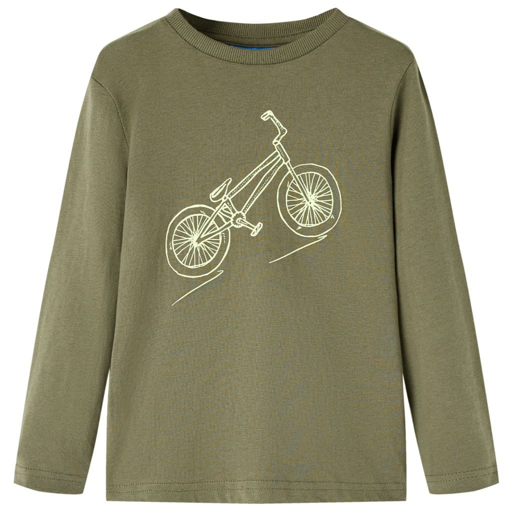 Langarmshirt Kinder-Langarmshirt Khaki 92