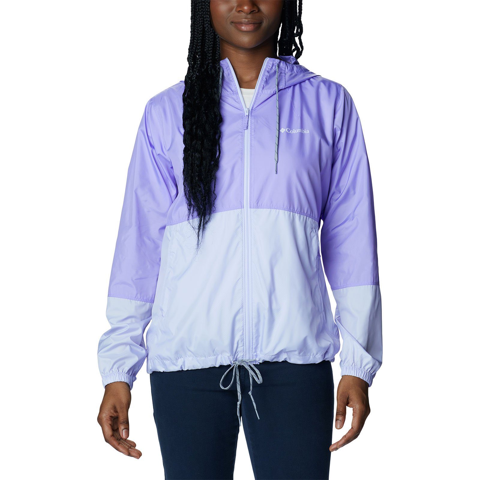 Columbia Windbreaker Flash Forward™ Windjacke frosted / 535 purple purple mit Taschen