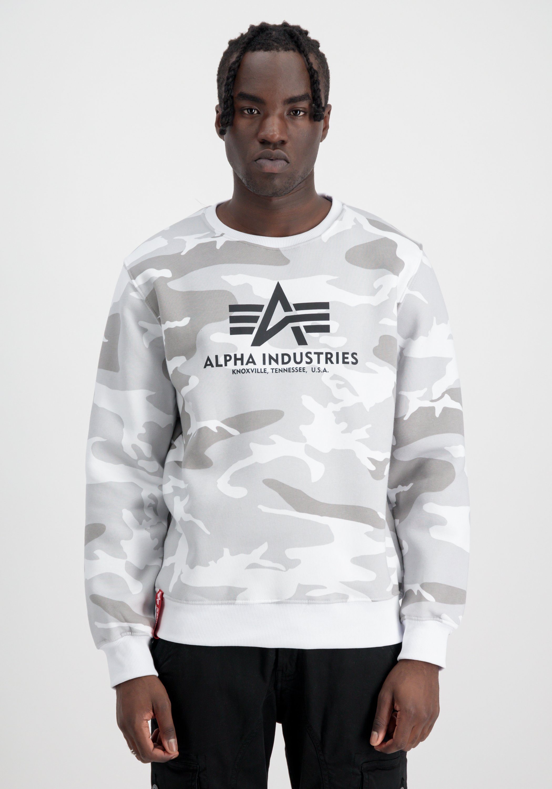 Alpha Industries Sweater Alpha Industries Men - Sweatshirts Basic Sweater Camo | Sweatshirts