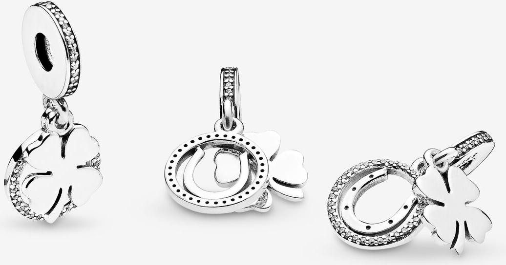 Pandora Kettenanhänger Pandora Vierblättriges Kleeblatt Charm-Anhänger günstig online kaufen