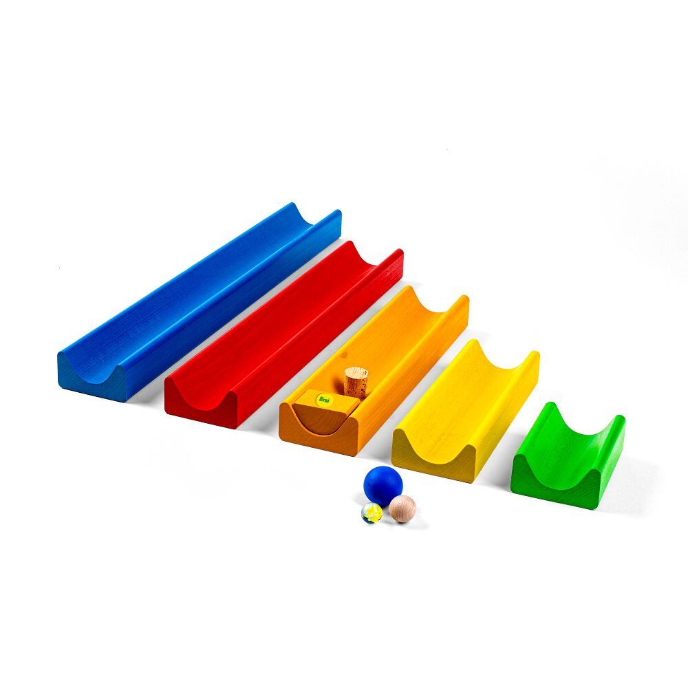 Erzi® Kugelbahn Kugelbahn Wasser- und Murmelstraße, Für in- und outdoor geeignet