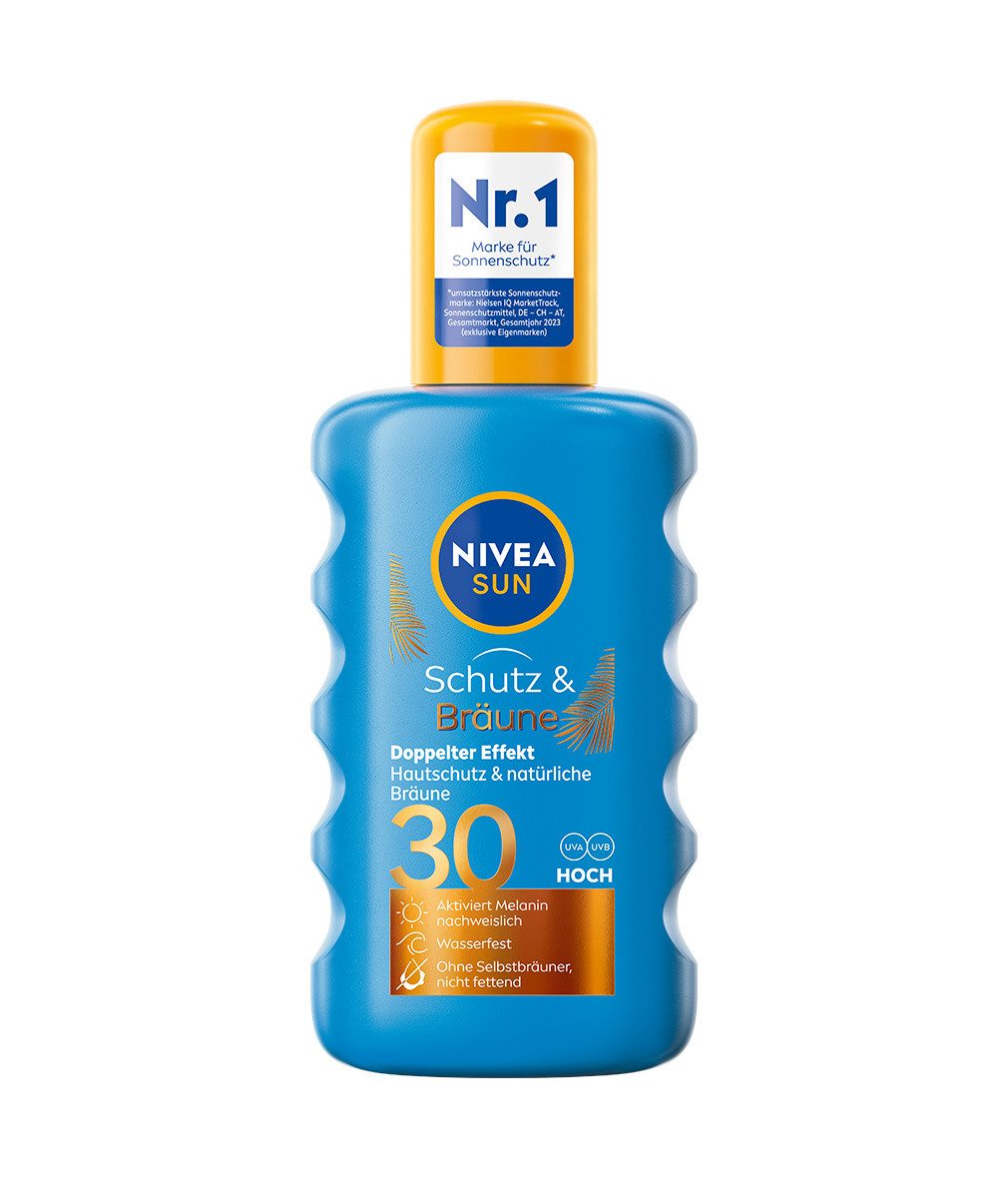 Sonnenschutzspray Schutz & Bräune natürliche Bräune LSF30 200ml