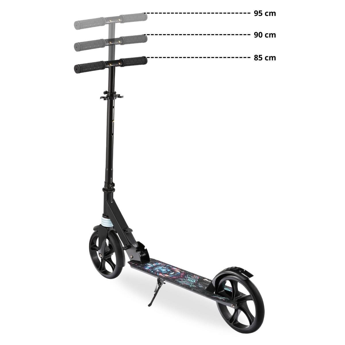 HyperMotion Scooter Klappbarer City Roller mit Stoßdämpfer – Für Kinder und Erwachsene, 15KM – Bild 5 von 5