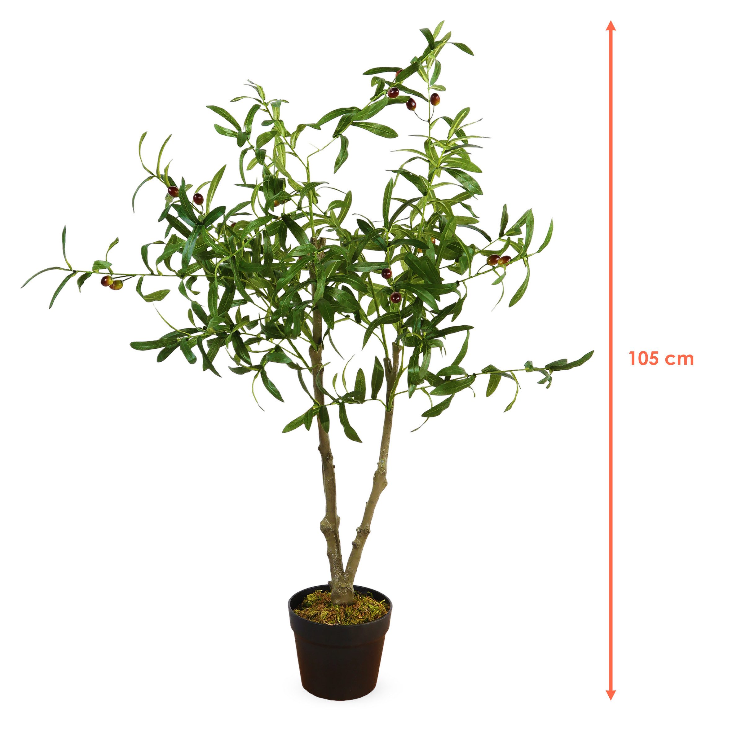 Künstliche Zimmerpflanze Kunstpflanze im Blumentopf 105 günstig online kaufen
