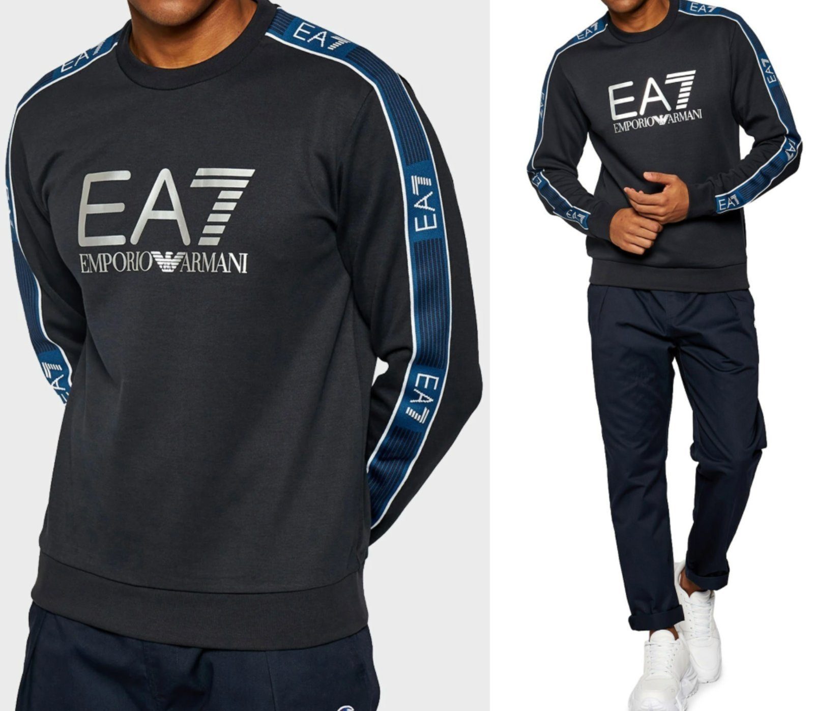 Emporio Armani Sweatshirt EMPORIO ARMANI EA7 Tennis Club Sweatshirt Sweater Пуловери Jumper XL