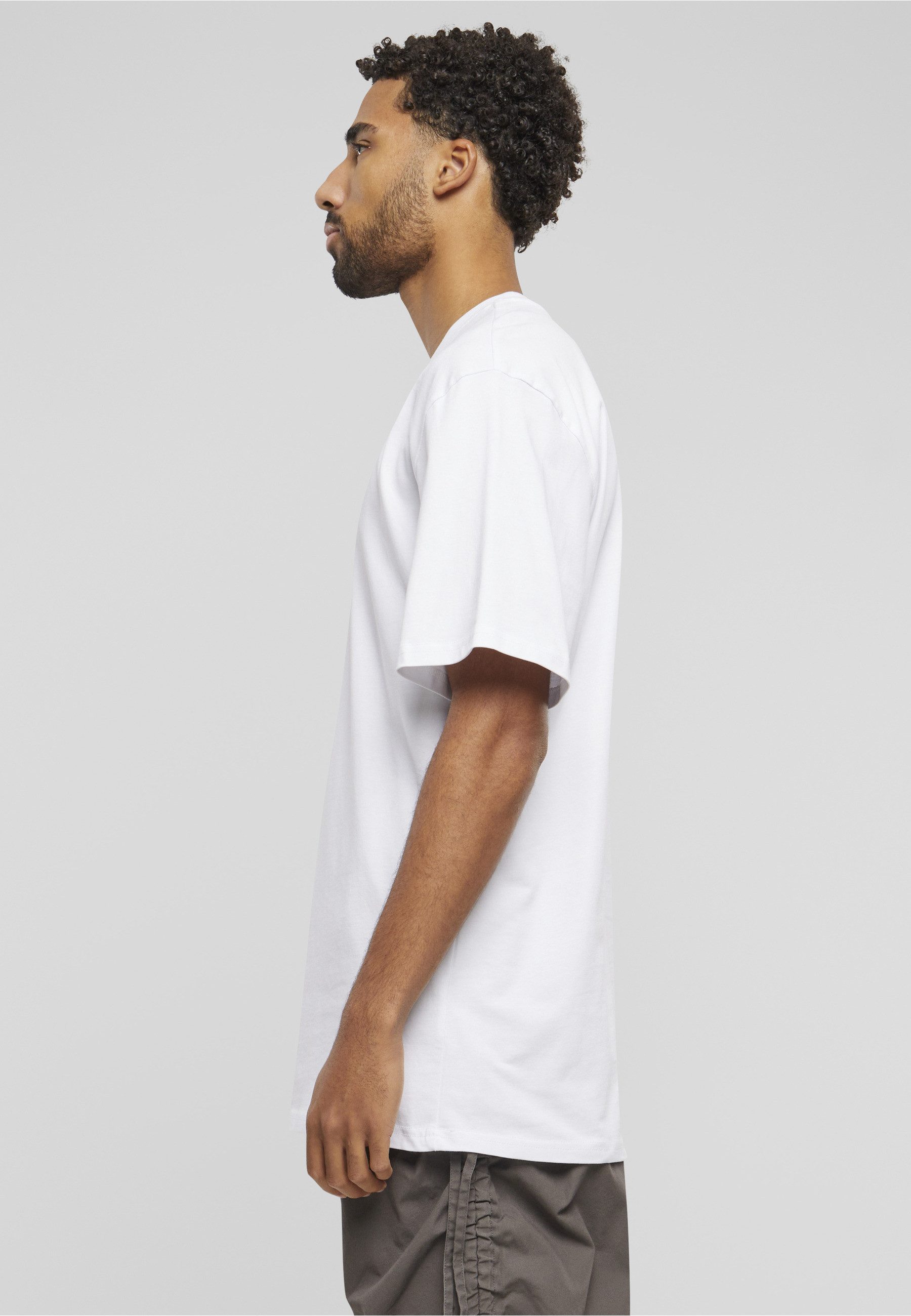 Karl Kani Kurzarmshirt Karl Kani Herren KKMQ12002 SMALL SIGNATURE TEE WHT (1-tlg)