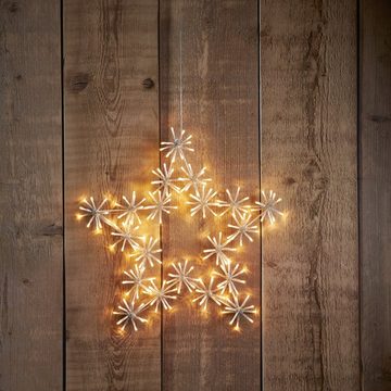 STAR TRADING LED-Stern für außen LED Stern Leuchtstern hängend 60cm für Außen Weihnachtsdeko Terrasse, LED Classic, warmweiß (2100K bis 3000K)