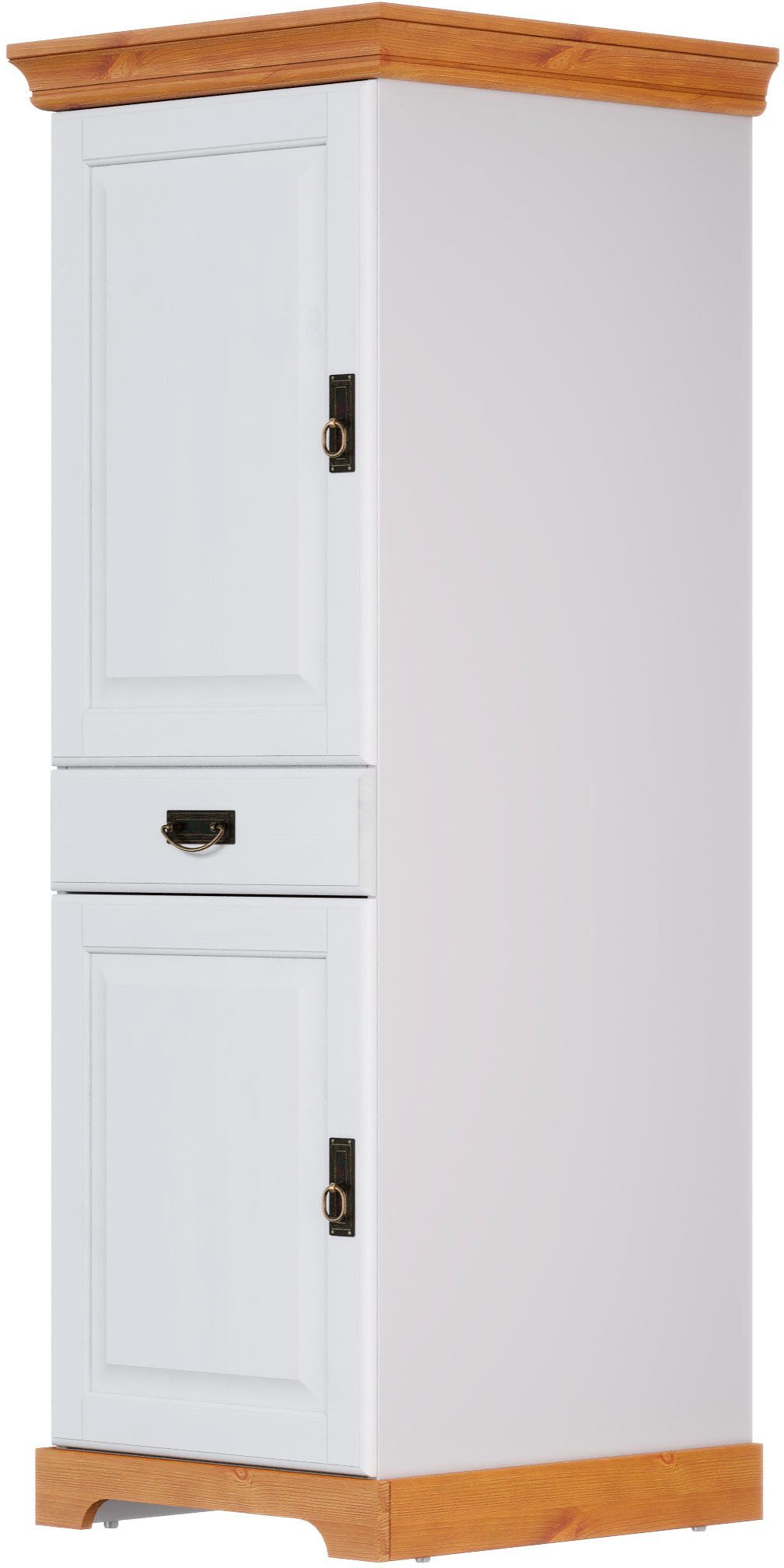 OTTO home Vorratsschrank Rügen Breite 47 cm, Kiefer massiv, 2 Türen, 1 Schubkasten