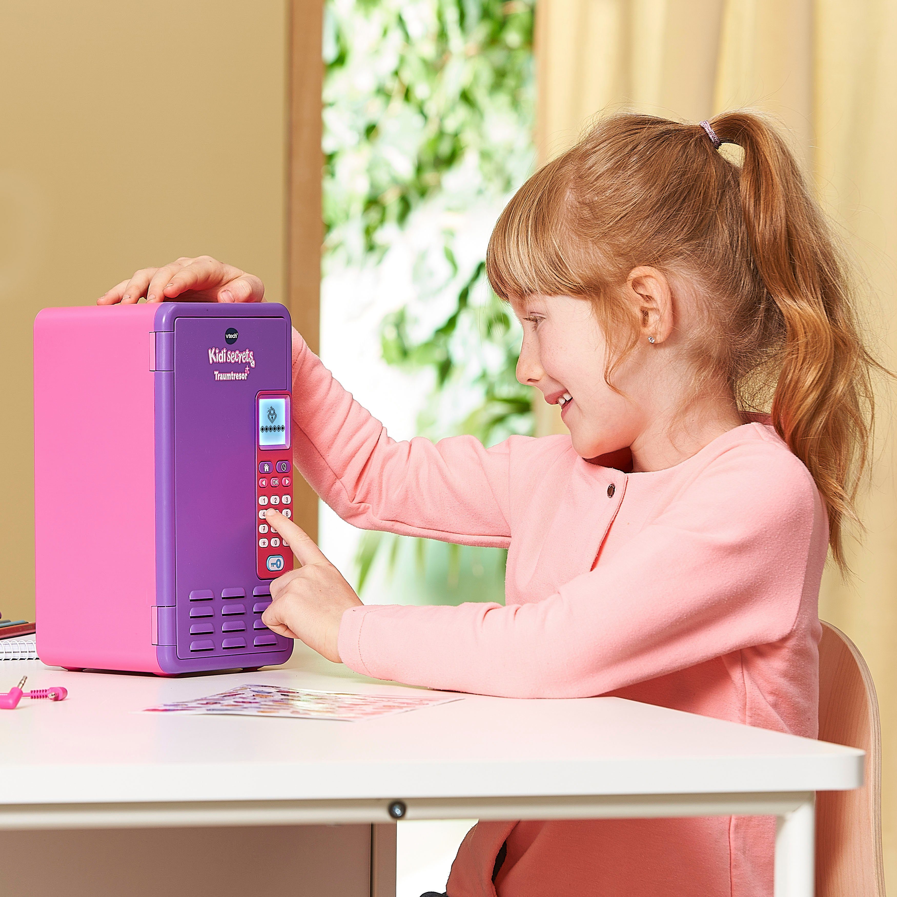 Vtech® Elektronisches Tagebuch Kiditronics, Kidisecrets Traumtresor, mit Zahlencode und Lautsprecher