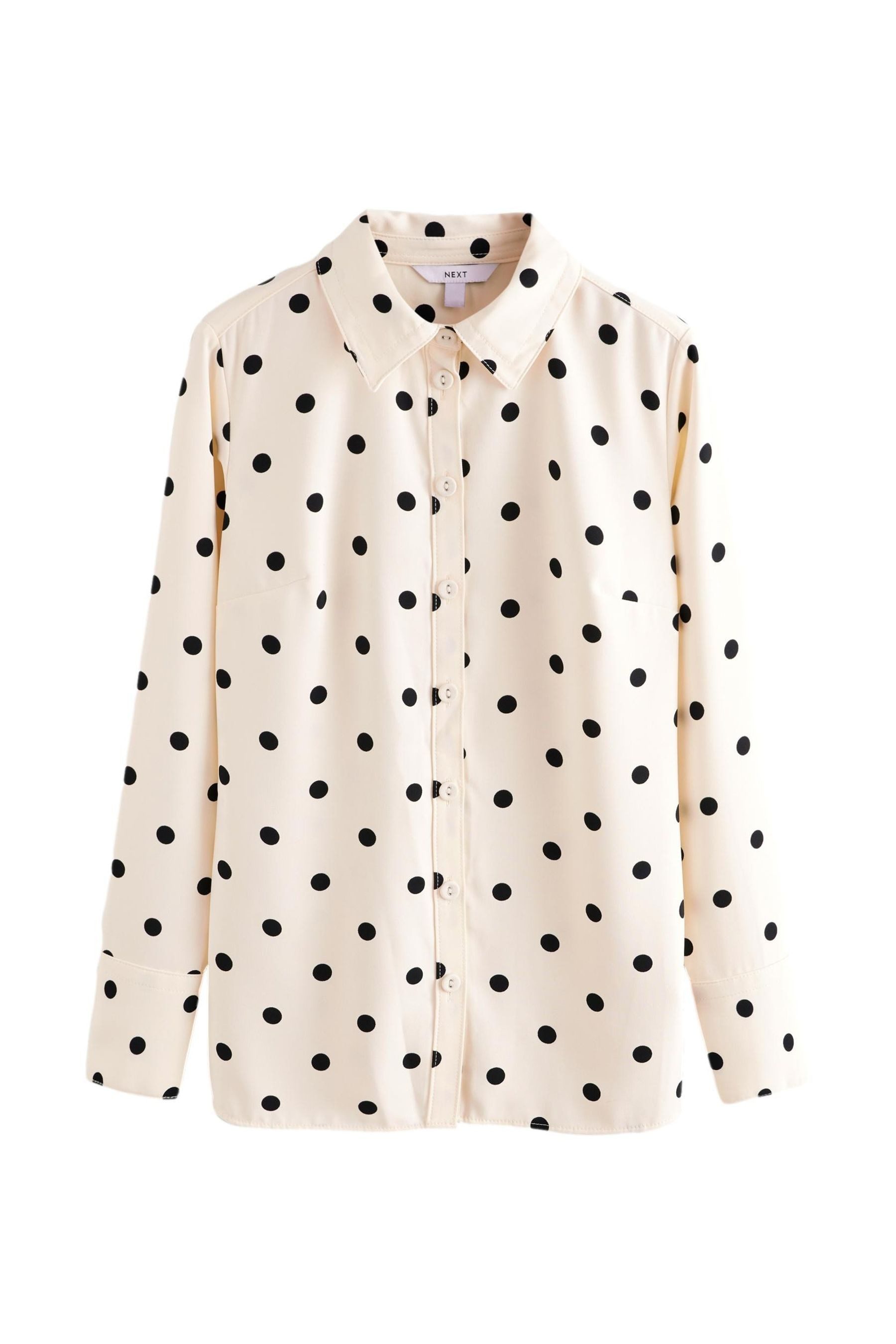Next Langarmhemd Langärmeliges Button-down-Hemd aus Crêpe günstig online kaufen