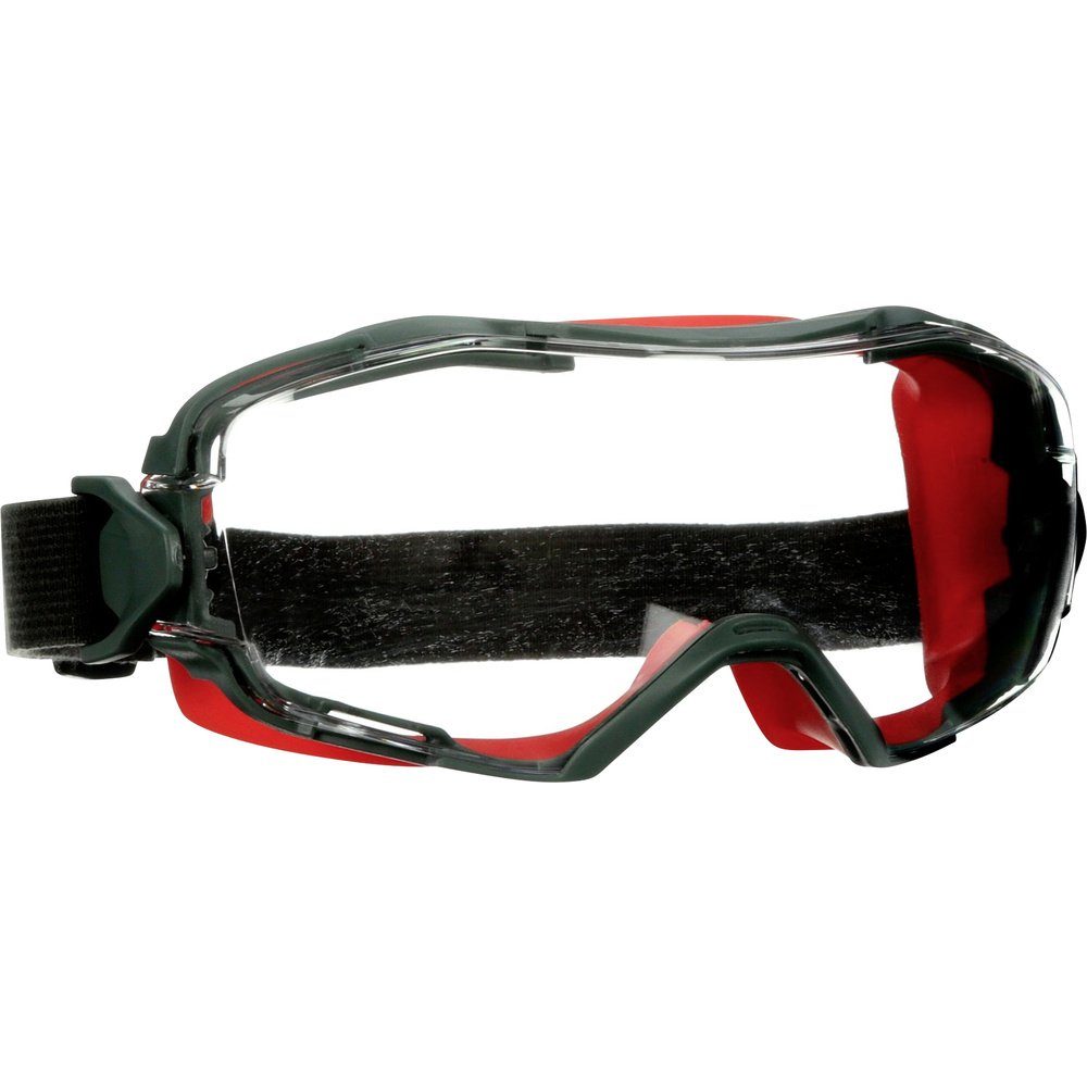3M Arbeitsschutzbrille 3M GG6001SGAF-RED Vollsichtbrille mit Antibeschlag-Schutz, mit Antikr