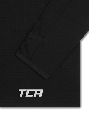 TCA Langarmshirt TCA Damen Sport Shirt Langarm - Schwarz XS (1-tlg)