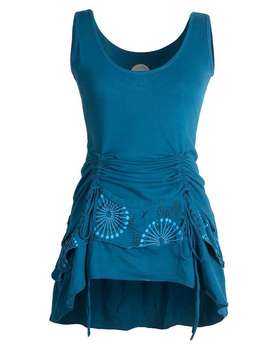 Vishes Tunikakleid Lagen-Look Jersey-Tunika Shirt zum Raffen Hippie, Boho, günstig online kaufen