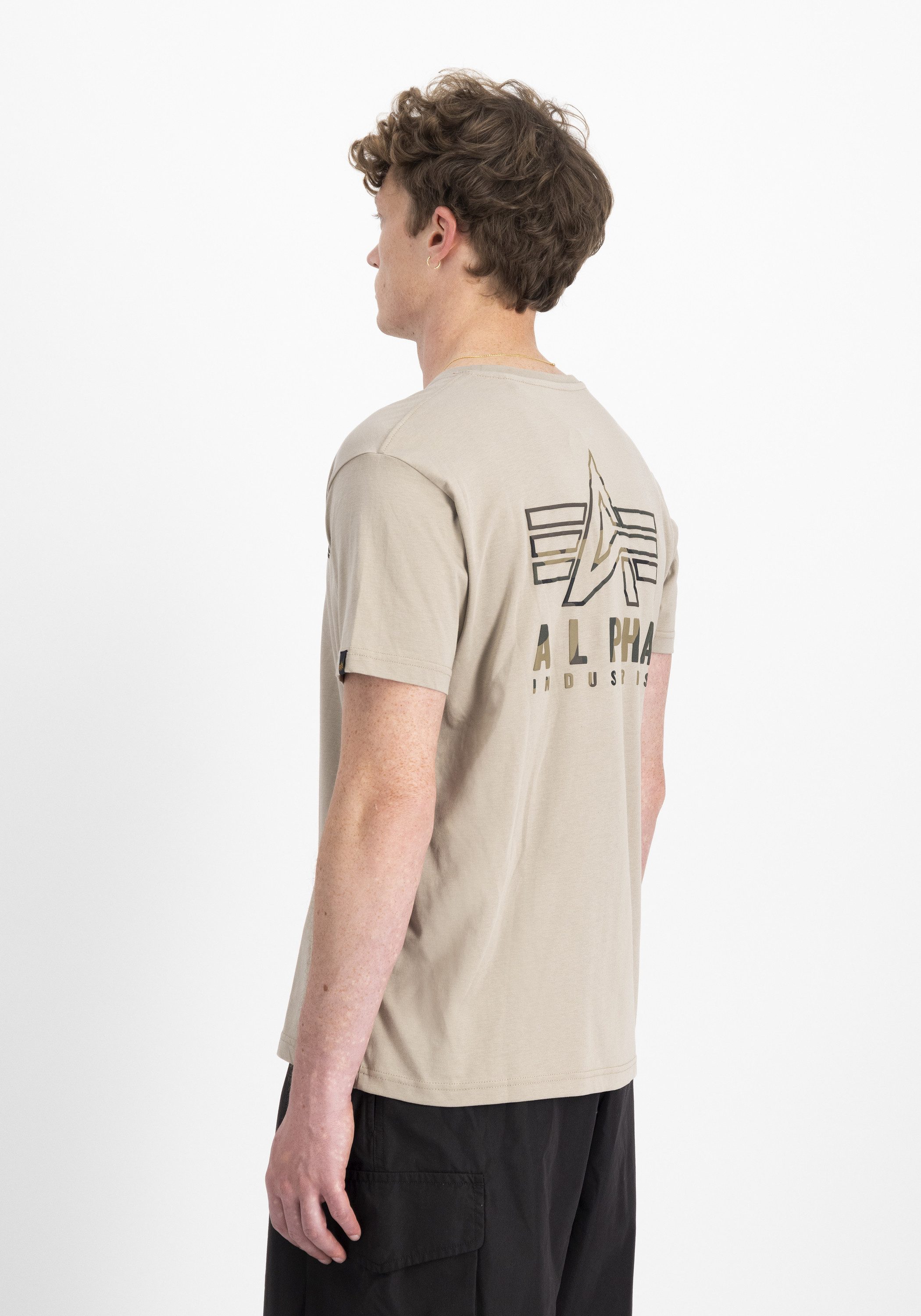 T-Shirt Camo Logo Puff Print Backprint T-Shirt
