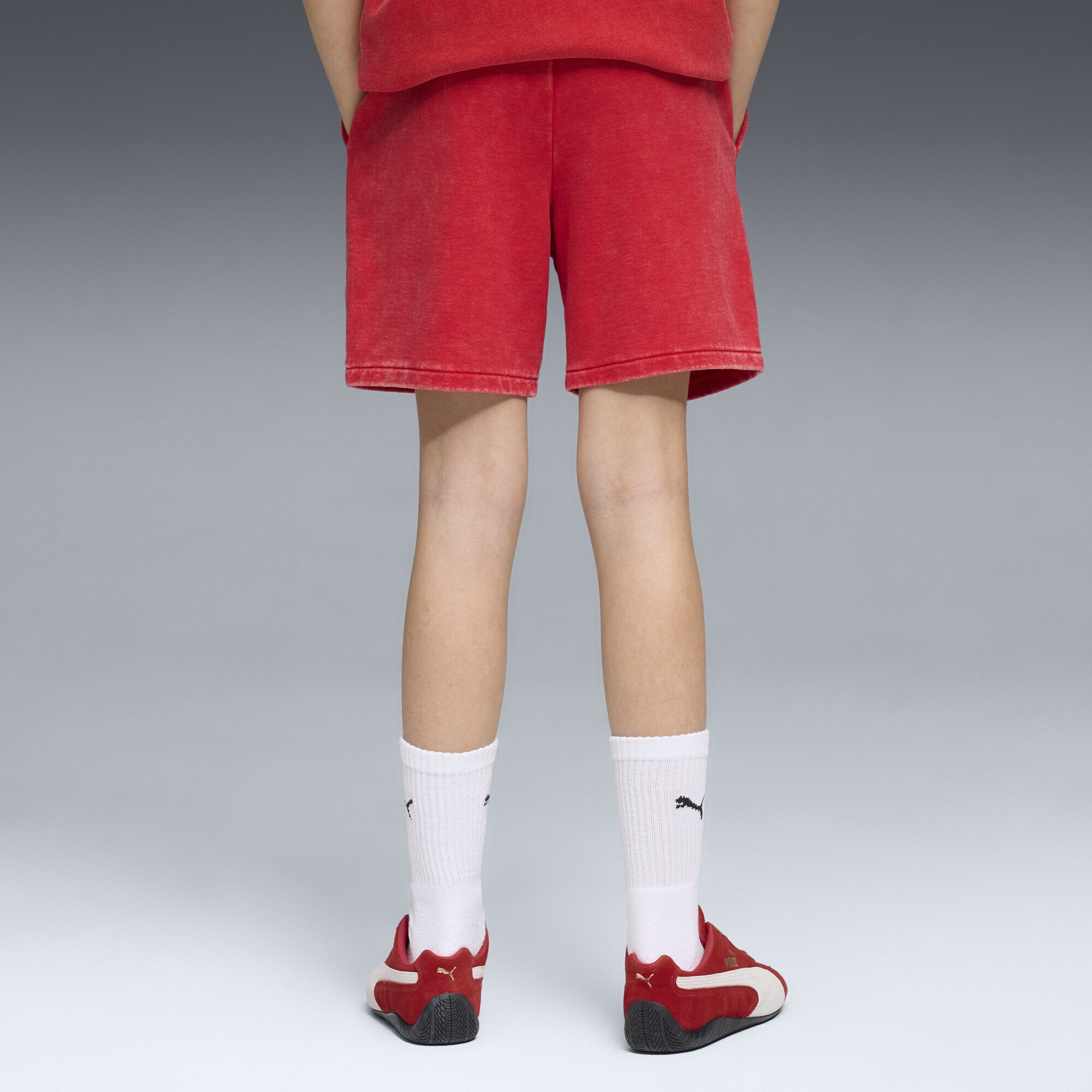 PUMA Sporthose Scuderia Ferrari Sportswear Sweat-Shorts Jugendliche