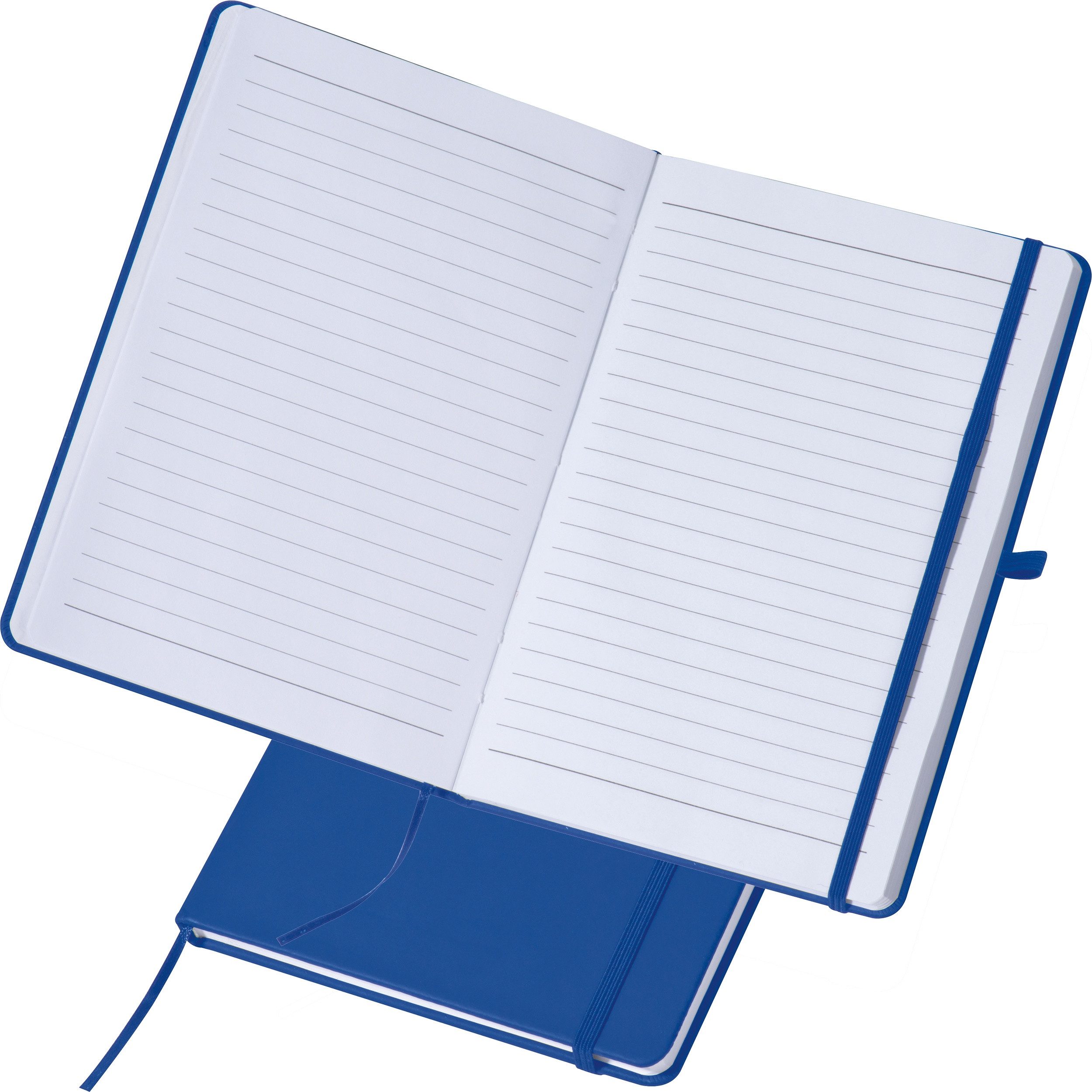 Notizbuch Notizbuch / DIN A5 / 160 Seiten / liniert / PU Hardcover / Farbe: blau