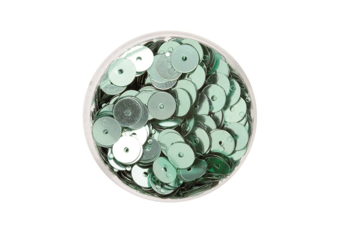 Glorex Pailletten Glorex Paillettenscheiben 6 mm 7 g, mint