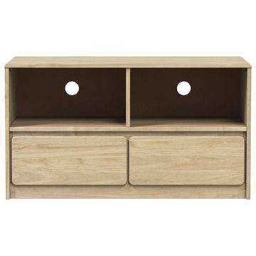 vidaXL TV-Schrank TV-Schrank SAUDA Eiche-Optik 99x43x55 cm Massivholz Kiefer (1-St)