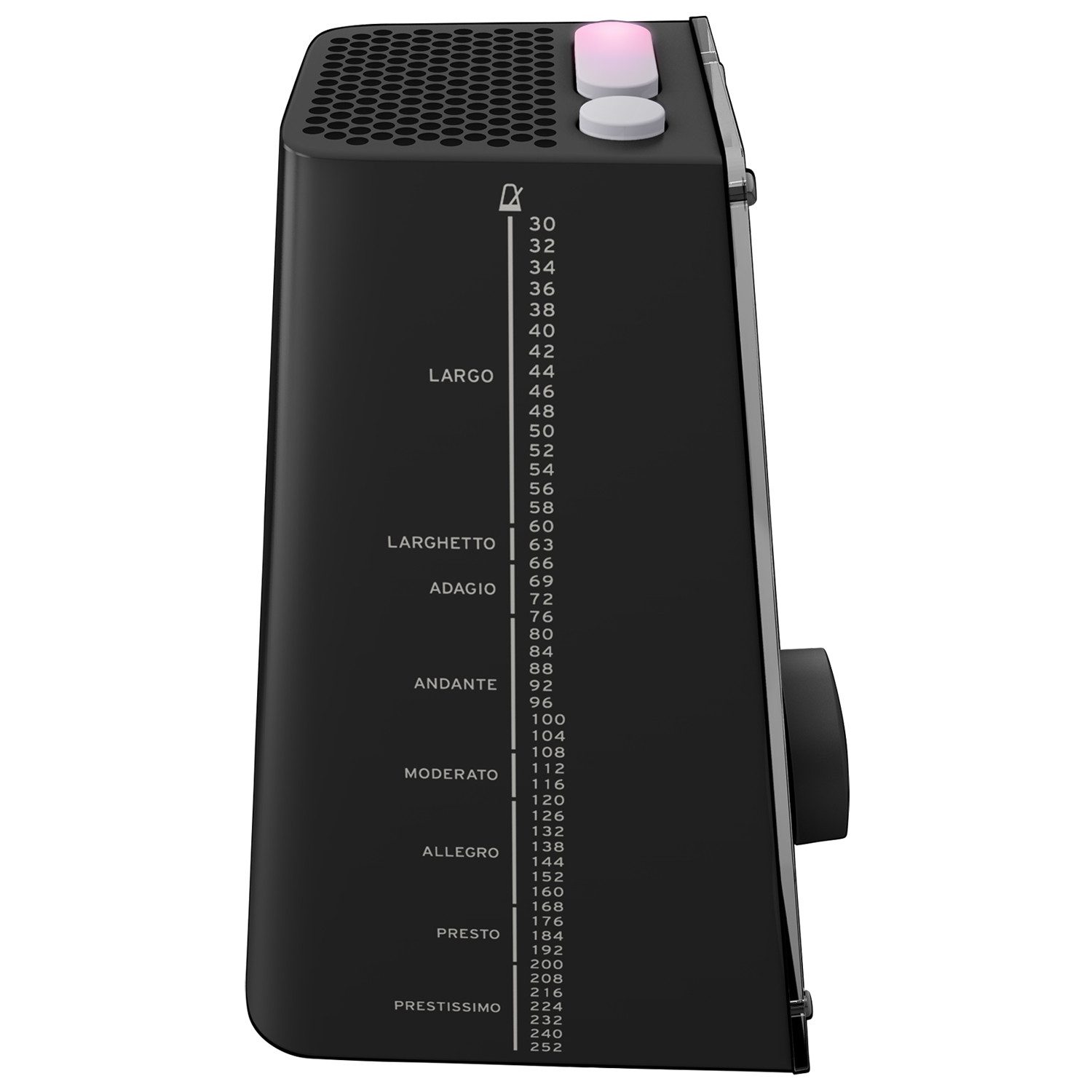 Korg Metronom Korg Metronom KDM-3 Taktgeber Digital Schwarz mit Tuch, Vorteils-Set mit Mikrofasertuch