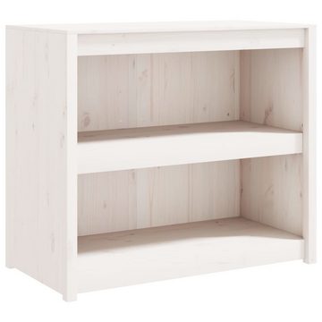 vidaXL Garten-Geräteschrank Outdoor-Küchenschränke 4 Stk Weiß Massivholz Kiefer Gartenschrank Terr