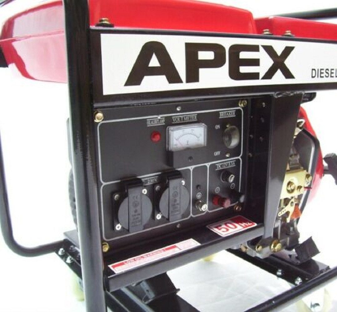 Apex Diesel Power Generator, Emergency Power Generator 2500 06283, (1-piece)