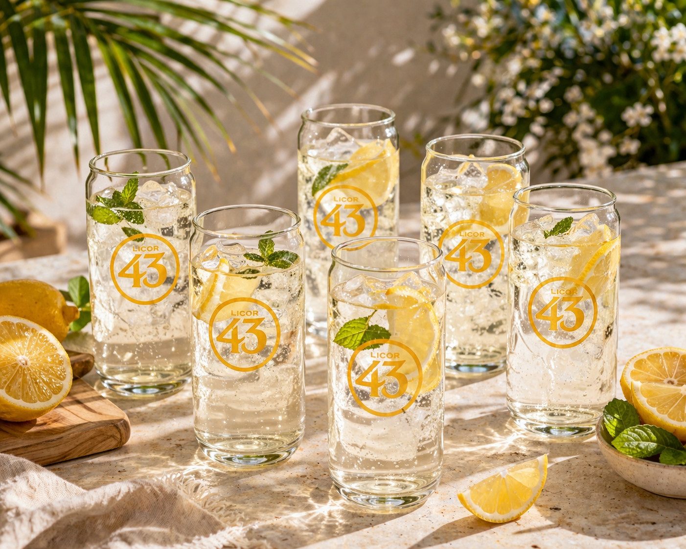 Mixcompany Glas Licor 43 6er Set Longdrink Glas Gläser Set - 6x Cocktail Glas mit Lo – Bild 2 von 3