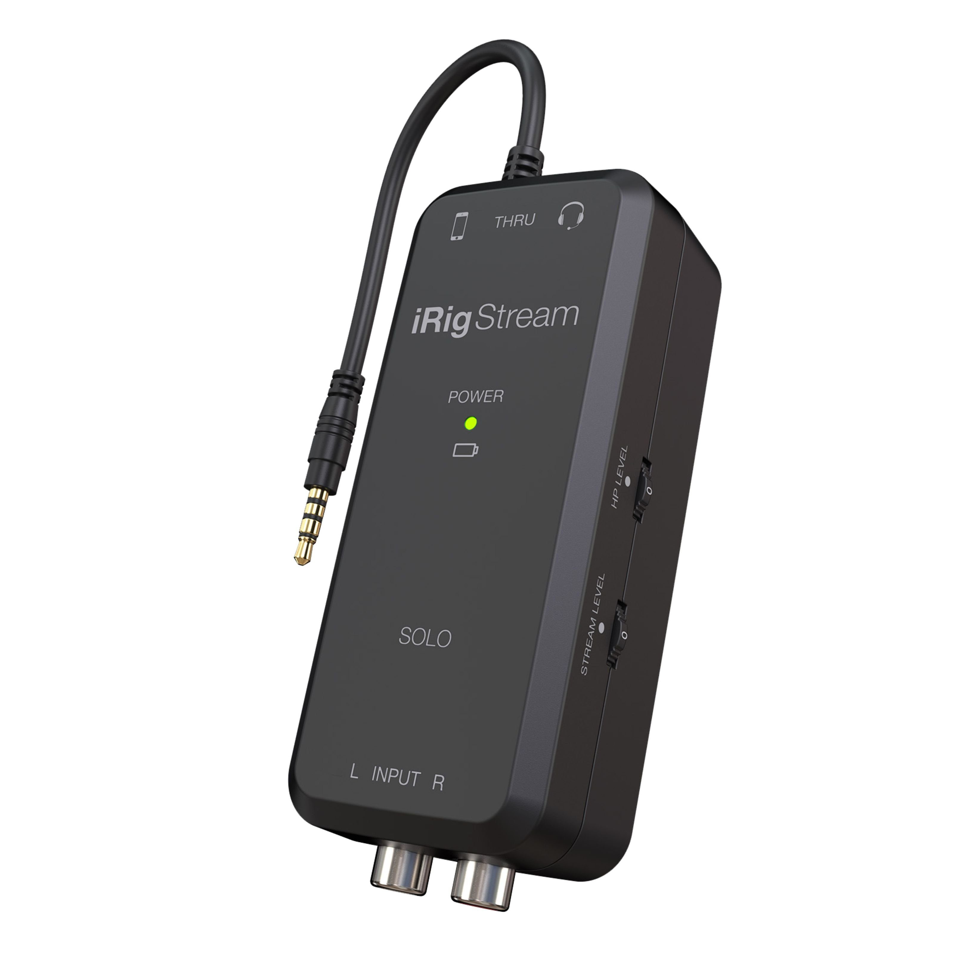 IK Multimedia Digitales Aufnahmegerät (iRig Stream Solo Audio-Interface - USB Audio Interface)