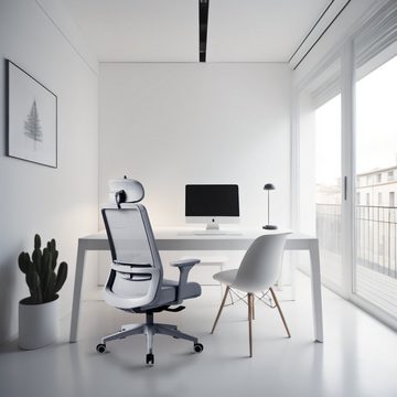 HomeGuru Bürostuhl Ergonomischer Bürostuhl, Drehstuhl mit Armlehnen, Netz-Computerstuhl (1 St)
