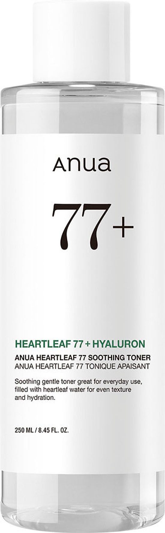 Anua Toner Heartleaf 77% Soothing Toner 250ml, Toner mit Herzblattextrakt